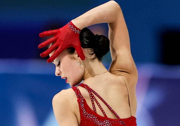 ITALY, MILAN - FEBRUARY 19, 2026: AIN athlete Adeliia Petrosian from Russia performs her routine in the women s singles free skating programme at the 2026 Winter Olympic Games, Olympische Spiele, Olympia, OS at Milano Ice Skating Arena. Peter Kovalev TASS  88969312