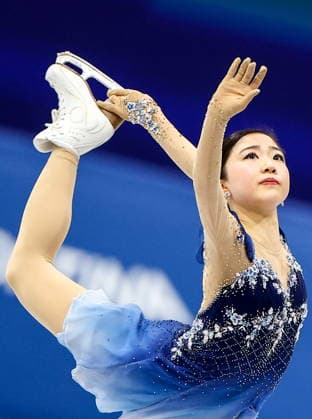 ITALY, MILAN - FEBRUARY 19, 2026: Mone Chiba of Japan performs her routine in the women s singles free skating programme at the 2026 Winter Olympic Games, Olympische Spiele, Olympia, OS at Milano Ice Skating Arena. Peter Kovalev TASS  88970012