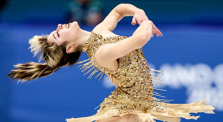 ITALY, MILAN - FEBRUARY 19, 2026: Alysa Liu of the USA performs her routine in the women s singles free skating programme at the 2026 Winter Olympic Games, Olympische Spiele, Olympia, OS at Milano Ice Skating Arena. Peter Kovalev TASS  88970238