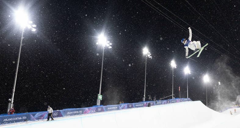 OLYMPICS - Winter Olympic Games, Olympische Spiele, Olympia, OS Milano Cortina 2026 LIVIGNO,ITALY,19.FEB.26 - OLYMPICS, FREE SKI, FREESTYLE SKIING - Winter Olympic Games Milano Cortina 2026, halfpipe, women, qualification. Image shows Ailing Eileen Gu (CHN).  GEPAxpictures xWolfgangxGrebien