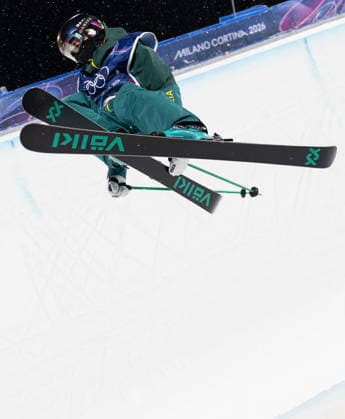OLYMPICS - Winter Olympic Games, Olympische Spiele, Olympia, OS Milano Cortina 2026 LIVIGNO,ITALY,19.FEB.26 - OLYMPICS, FREE SKI, FREESTYLE SKIING - Winter Olympic Games Milano Cortina 2026, halfpipe, women, qualification. Image shows Indra Brown (AUS).  GEPAxpictures xWolfgangxGrebien