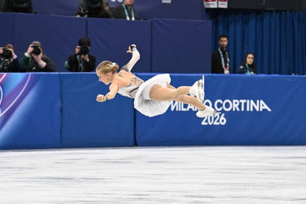 February 19, 2026, Milano, Lombardia, Italy: Iida Karhunen from Finland during the Winter Olympic Games, Olympische Spiele, Olympia, OS Milano Cortina 2026, Milano Ice Skating Arena, on February 19, 2026 in Milano, Italy Milano Italy - ZUMAm345 20260219_oly_m345_034 Copyright: xFedericoxManonix