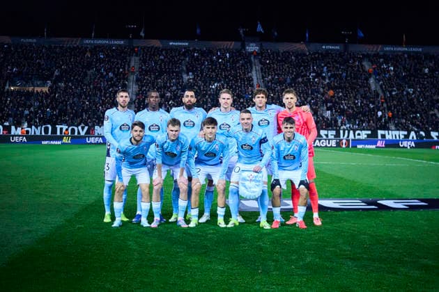 RC Celta de Vigo v Paok FC - UEFA Europa League THESSALONIKI, GREECE SPAIN - FEBRUARY 19: RC Celta prior the UEFA Europa League 2025 26 KO Playoff match between Paok FC and RC Celta de Vigo at Toumba Stadium on February 19, 2026 in Thessaloniki, Greece. Thessaloniki Toumba Stadium Greece Copyright: xDiegoxSimonx