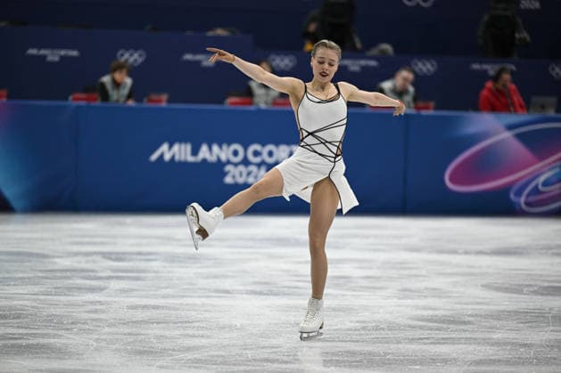 GIOCHI OLIMPICI - Olimpiadi Invernali Milano-Cortina 2026 - Figure skating, Eiskunstlauf Anastasiia Gubanova from Georgia during the Winter Olympic Games, Olympische Spiele, Olympia, OS Milano Cortina 2026, Milano Ice Skating Arena, on February 19, 2026 in Milano, Italy Cortina D Ampezzo Italy  Copyright: xIPAxSport ABACAx