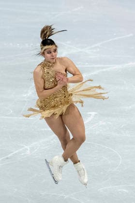 Figure skating, Eiskunstlauf - Milano Cortina 2026 Winter Olympics: Day 13 USA s Alysa Liu competes in the figure skating women s single free skating final during the Milano Cortina 2026 Winter Olympic Games, Olympische Spiele, Olympia, OS at Milano Ice Skating Arena in Milan on February 19, 2026. Milano Italy  Copyright: xAndrzejxIwanczukx originalFilename:iwanczuk-figuresk260220_npsBF.jpg