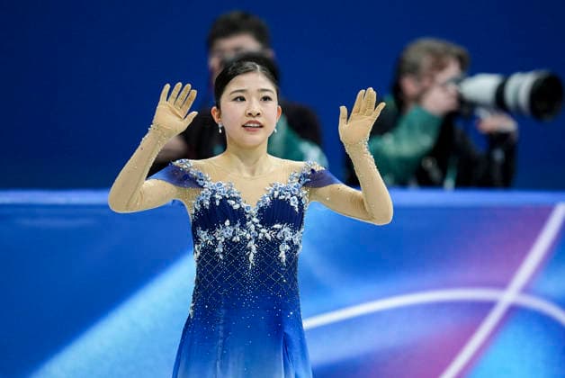 OLYMPICS - Winter Olympic Games, Olympische Spiele, Olympia, OS Milano Cortina 2026 MILAN,ITALY,19.FEB.26 - OLYMPICS, Figure skating, Eiskunstlauf - Winter Olympic Games Milano Cortina 2026, single skating, free, women. Image shows Ami Nakai (JPN).  GEPAxpictures xRanjithxKumar
