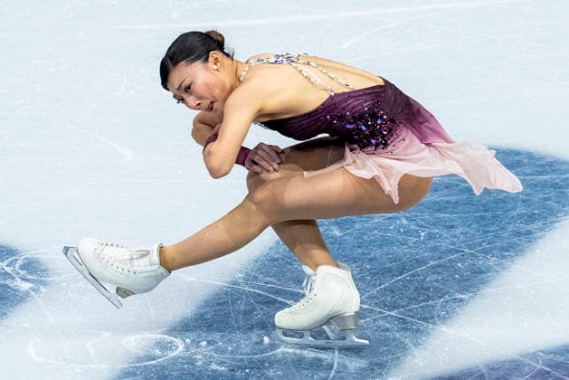 Figure skating, Eiskunstlauf - Milano Cortina 2026 Winter Olympics: Day 13 Japan™s Kaori Sakamoto competes in the figure skating women s single free skating final during the Milano Cortina 2026 Winter Olympic Games, Olympische Spiele, Olympia, OS at Milano Ice Skating Arena in Milan on February 19, 2026. Milano Italy  Copyright: xAndrzejxIwanczukx originalFilename:iwanczuk-figuresk260220_npx1W.jpg