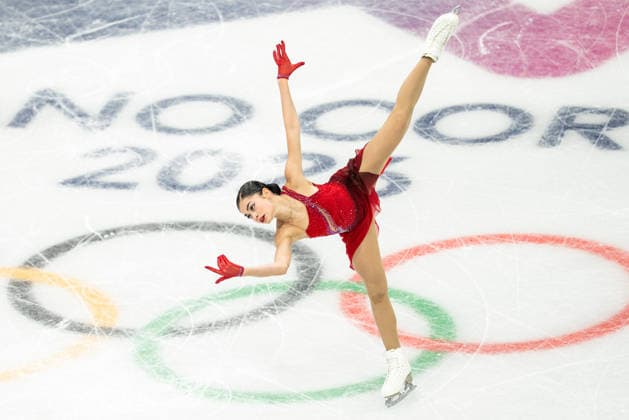 Figure skating, Eiskunstlauf - Milano Cortina 2026 Winter Olympics: Day 13 Adeliia Petrosian during Milano Cortina 2026 Winter Olympics Figure Skating Women™s Free Skating at Milano Ice Skating Arena in Milan on February 19, 2026 Milan Italy  Copyright: xFotoxOlimpikx originalFilename:jastrzebowski-figuresk260219_np6bj.jpg