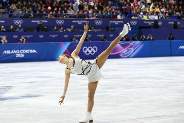 February 19, 2026, Milan, Lombardy, Italy: ANASTASIIA GUBANOVA of Georgia skates her Women s Single Skating free program in the Figure skating, Eiskunstlauf at the Milano Cortina 2026 Winter Olympic Games, Olympische Spiele, Olympia, OS Milan Italy - ZUMAc179 20260219_oly_c179_360 Copyright: xMickaelxChavetx