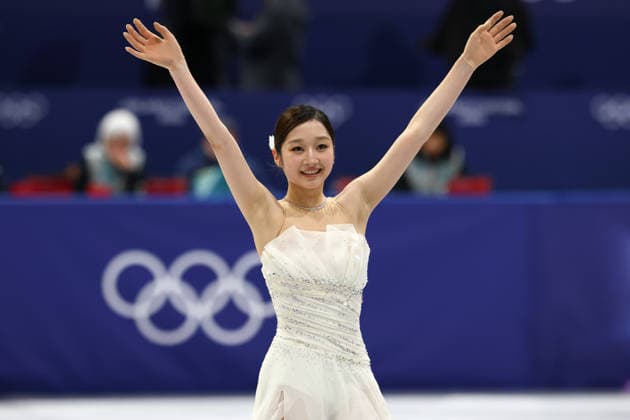 February 19, 2026, Milan, Lombardy, Italy: SHIN JIA of Korea skates her Women s Single Skating free program in the Figure skating, Eiskunstlauf at the Milano Cortina 2026 Winter Olympic Games, Olympische Spiele, Olympia, OS Olympics 2026: Milano Cortina: Figure Skating Women Single Skating  - ZUMAc179 20260219_oly_c179_405 Copyright: xMickaelxChavetx