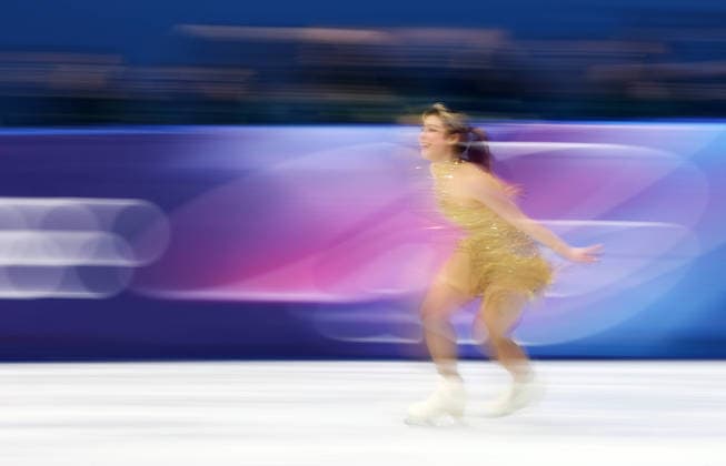 260219 -- MILAN, Feb. 19, 2026 -- Alysa Liu of the United States competes during the free skating match of Figure skating, Eiskunstlauf women single skating at the Milan-Cortina 2026 Olympic Winter games, Winterspiele,Spiele, Summer games in Milan, Italy, Feb. 19, 2026. MICO2026ITALY-MILAN-OLYMPIC WINTER GAMES-FIGURE SKATING-WOMEN SINGLE SKATING-FREE SKATING LixMing  (MICO2026)ITALY-MILAN-OLYMPIC WINTER GAMES-FIGURE SKATING-WOMEN SINGLE SKATING-FREE SKATING IMAGO LixMing  imago images 0848105587