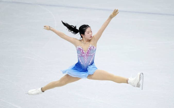 260219 -- MILAN, Feb. 19, 2026 -- Nakai Ami of Japan competes during the free skating match of Figure skating, Eiskunstlauf women single skating at the Milan-Cortina 2026 Olympic Winter games, Winterspiele,Spiele, Summer games in Milan, Italy, Feb. 19, 2026. MICO2026ITALY-MILAN-OLYMPIC WINTER GAMES-FIGURE SKATING-WOMEN SINGLE SKATING-FREE SKATING XuexYuge  (MICO2026)ITALY-MILAN-OLYMPIC WINTER GAMES-FIGURE SKATING-WOMEN SINGLE SKATING-FREE SKATING IMAGO XuexYuge  imago images 0848105625