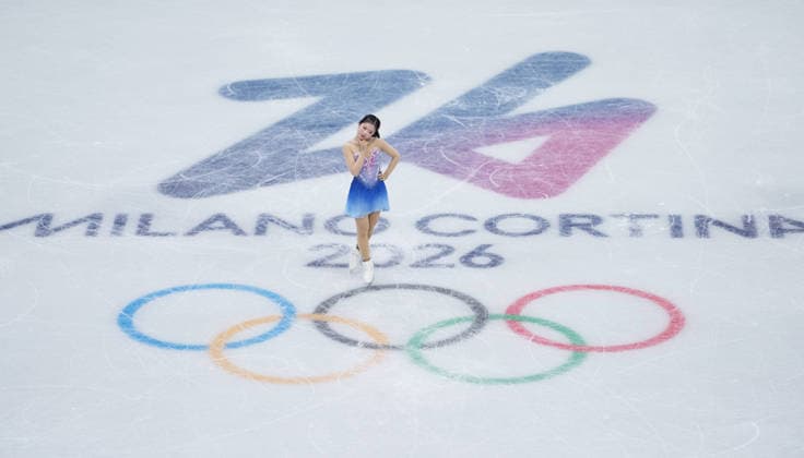 260219 -- MILAN, Feb. 19, 2026 -- Nakai Ami of Japan competes during the free skating match of Figure skating, Eiskunstlauf women single skating at the Milan-Cortina 2026 Olympic Winter games, Winterspiele,Spiele, Summer games in Milan, Italy, Feb. 19, 2026. MICO2026ITALY-MILAN-OLYMPIC WINTER GAMES-FIGURE SKATING-WOMEN SINGLE SKATING-FREE SKATING XuexYuge  (MICO2026)ITALY-MILAN-OLYMPIC WINTER GAMES-FIGURE SKATING-WOMEN SINGLE SKATING-FREE SKATING IMAGO XuexYuge  imago images 0848105629