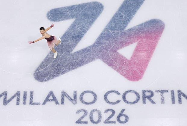 260219 -- MILAN, Feb. 19, 2026 -- Sakamoto Kaori of Japan competes during the free skating match of Figure skating, Eiskunstlauf women single skating at the Milan-Cortina 2026 Olympic Winter games, Winterspiele,Spiele, Summer games in Milan, Italy, Feb. 19, 2026. MICO2026ITALY-MILAN-OLYMPIC WINTER GAMES-FIGURE SKATING-WOMEN SINGLE SKATING-FREE SKATING ChengxMin  (MICO2026)ITALY-MILAN-OLYMPIC WINTER GAMES-FIGURE SKATING-WOMEN SINGLE SKATING-FREE SKATING IMAGO ChengxMin  imago images 0848105998