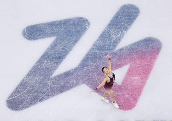 260219 -- MILAN, Feb. 19, 2026 -- Sakamoto Kaori of Japan competes during the free skating match of Figure skating, Eiskunstlauf women single skating at the Milan-Cortina 2026 Olympic Winter games, Winterspiele,Spiele, Summer games in Milan, Italy, Feb. 19, 2026. MICO2026ITALY-MILAN-OLYMPIC WINTER GAMES-FIGURE SKATING-WOMEN SINGLE SKATING-FREE SKATING ChengxMin  (MICO2026)ITALY-MILAN-OLYMPIC WINTER GAMES-FIGURE SKATING-WOMEN SINGLE SKATING-FREE SKATING IMAGO ChengxMin  imago images 0848106002