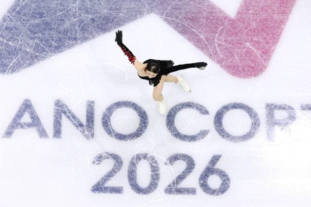 Milan Cortina Olympics: Figure skating, Eiskunstlauf Lee Hae In of South Korea performs in the women s figure skating free program at the Milan Cortina Olympics at Milano Ice Skating Arena in Milan on Feb. 19, 2026.  A14AA0005307003P