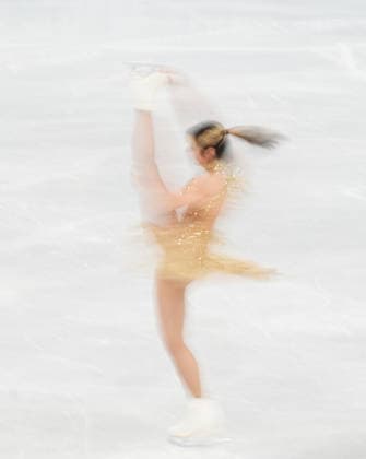 Alysa Liu of competes during Women Single Skating, Milano Cortina 2026 Winter Olympic Games, Olympische Spiele, Olympia, OS at Milano Ice Skating Arena on February 19, 2026 in Milan, Italy. Thor Wegner DeFodi Images (Photo by DeFodi Images) - *** Alysa Liu of competes during Women Single Skating, Milano Cortina 2026 Winter Olympic games, at Milano Ice Skating Arena on February 19, 2026 in Milan, Italy Thor Wegner DeFodi Images Photo by DeFodi Images