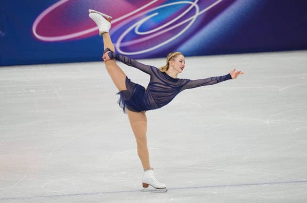 Amber Glenn of competes during Women Single Skating, Milano Cortina 2026 Winter Olympic Games, Olympische Spiele, Olympia, OS at Milano Ice Skating Arena on February 19, 2026 in Milan, Italy. Thor Wegner DeFodi Images (Photo by DeFodi Images) - *** Amber Glenn of competes during Women Single Skating, Milano Cortina 2026 Winter Olympic games, at Milano Ice Skating Arena on February 19, 2026 in Milan, Italy Thor Wegner DeFodi Images Photo by DeFodi Images