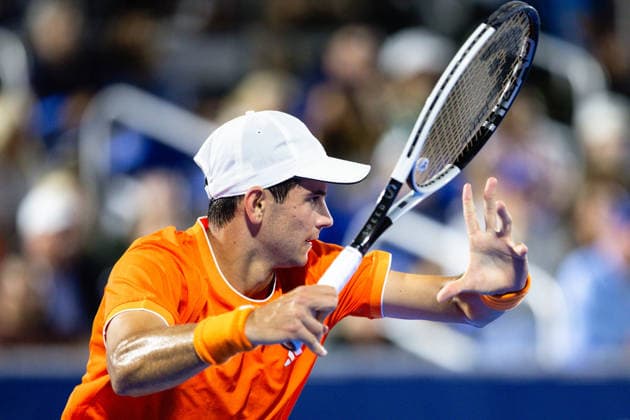 2026 Delray Beach Open - Day 4 - Taylor Fritz Of USA v Rafael Jodar Of Spain Rafael Jodar of Spain plays against Taylor Fritz of the USA during their match on Day 4 of the Delray Beach Open at the Delray Tennis Center in Delray Beach, Florida, on February 19, 2026. Delray Beach FL United States  Copyright: xMauricioxPaizx originalFilename:paiz-2026delr260219_nplHQ.jpg