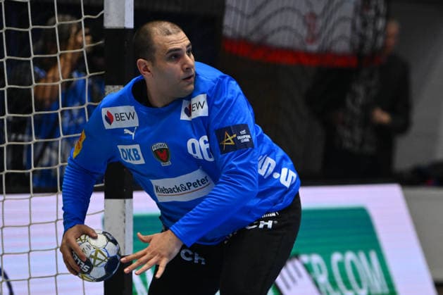 Dinamo Bucharest v Fuchse Berlin - EHF Champions League Men 2025 26 MILOSAVLJEV Dejan plays during the EHF Champions League Men 2025 26 Group Phase game between Dinamo Bucharest and Fuchse Berlin in Bucharest, Romania, on February 19, 2026. Brasov Romania  Copyright: xAlexxNicodimx originalFilename:nicodim-dinamobu260219_nplSU.jpg