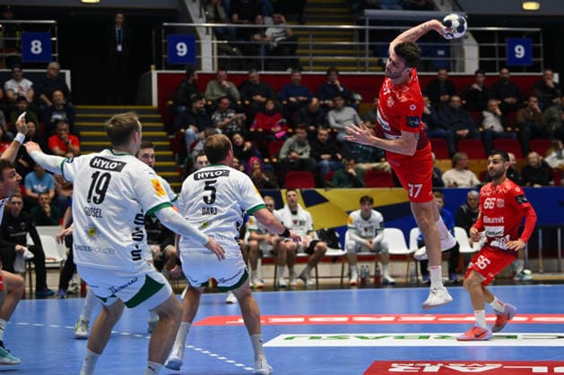 Dinamo Bucharest v Fuchse Berlin - EHF Champions League Men 2025 26 INOUE LANGARO Haniel Vinicius plays during the EHF Champions League Men 2025 26 Group Phase game between Dinamo Bucharest and Fuchse Berlin in Bucharest, Romania, on February 19, 2026. Brasov Romania  Copyright: xAlexxNicodimx originalFilename:nicodim-dinamobu260219_npUWH.jpg