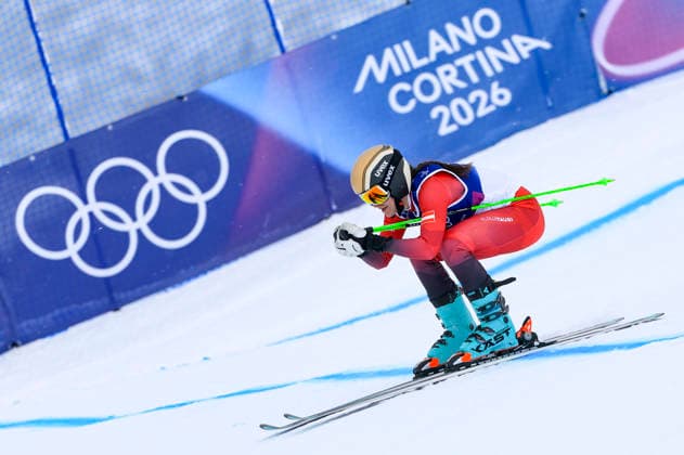 OLYMPICS - Winter Olympic Games, Olympische Spiele, Olympia, OS Milano Cortina 2026 LIVIGNO,ITALY,20.FEB.26 - OLYMPICS, SKI CROSS - Winter Olympic Games Milano Cortina 2026, Skicross, women, qualification. Image shows Sonja Gigler (AUT).  GEPAxpictures xWolfgangxGrebien