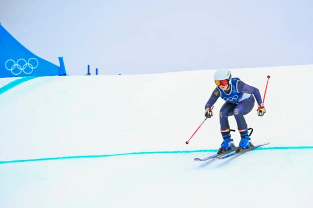 LIVIGNO, ITALIEN 20260220 Sveriges Linnea Mobärg under morgonens skicross-kvalificering i Snow Park i Livigno, Italien, vinter-OS. *** Bilden ingar i SPORTPAKET. För övriga BETALBILD *** LIVIGNO ITALIEN x10080x *** LIVIGNO, ITALY 20260220 Swedens Linnea Mobärg during this mornings skicross qualification in the Snow Park in Livigno, Italy, Winter Olympics Picture in SPORTPAKET For others PAYPICTURE LIVIGNO ITALY x10080x  Copyright: xFredrikxSandberg TTx OS 2026 SKICROSS KVAL
