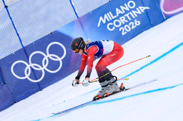OLYMPICS - Winter Olympic Games, Olympische Spiele, Olympia, OS Milano Cortina 2026 LIVIGNO,ITALY,20.FEB.26 - OLYMPICS, SKI CROSS - Winter Olympic Games Milano Cortina 2026, Skicross, women, qualification. Image shows Christina Foedermayr (AUT).  GEPAxpictures xWolfgangxGrebien