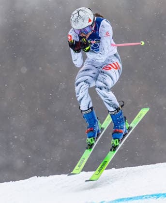 OLYMPICS - Winter Olympic Games, Olympische Spiele, Olympia, OS Milano Cortina 2026 LIVIGNO,ITALY,20.FEB.26 - OLYMPICS, SKI CROSS - Winter Olympic Games Milano Cortina 2026, Skicross, women, qualification. Image shows Saskja Lack (SUI).  GEPAxpictures xHaraldxSteiner