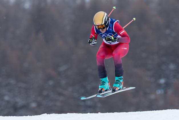 OLYMPICS - Winter Olympic Games, Olympische Spiele, Olympia, OS Milano Cortina 2026 LIVIGNO,ITALY,20.FEB.26 - OLYMPICS, SKI CROSS - Winter Olympic Games Milano Cortina 2026, Skicross, women, qualification. Image shows Katrin Ofner (AUT).  GEPAxpictures xHaraldxSteiner
