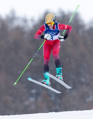 OLYMPICS - Winter Olympic Games, Olympische Spiele, Olympia, OS Milano Cortina 2026 LIVIGNO,ITALY,20.FEB.26 - OLYMPICS, SKI CROSS - Winter Olympic Games Milano Cortina 2026, Skicross, women, qualification. Image shows Sonja Gigler (AUT).  GEPAxpictures xHaraldxSteiner