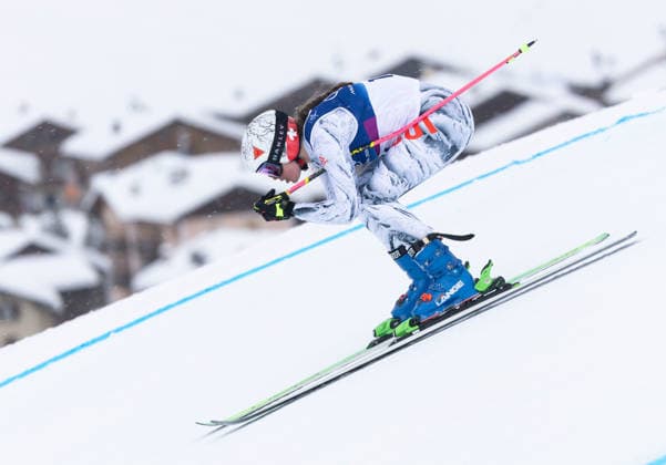 OLYMPICS - Winter Olympic Games, Olympische Spiele, Olympia, OS Milano Cortina 2026 LIVIGNO,ITALY,20.FEB.26 - OLYMPICS, SKI CROSS - Winter Olympic Games Milano Cortina 2026, Skicross, women, qualification. Image shows Saskja Lack (SUI).  GEPAxpictures xWolfgangxGrebien