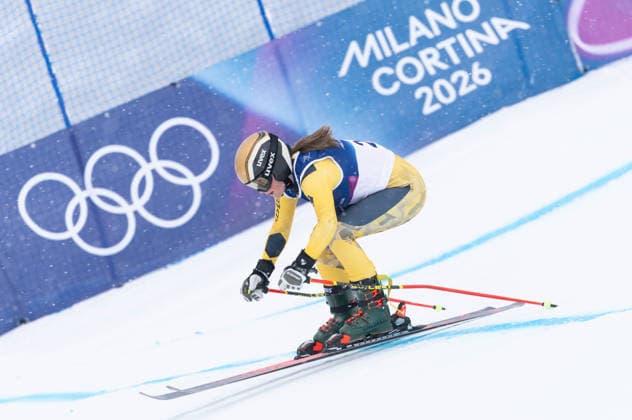 OLYMPICS - Winter Olympic Games, Olympische Spiele, Olympia, OS Milano Cortina 2026 LIVIGNO,ITALY,20.FEB.26 - OLYMPICS, SKI CROSS - Winter Olympic Games Milano Cortina 2026, Skicross, women, qualification. Image shows Leonie Bachl-Staudinger (GER).  GEPAxpictures xWolfgangxGrebien