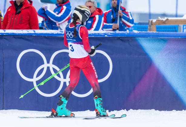 OLYMPICS - Winter Olympic Games, Olympische Spiele, Olympia, OS Milano Cortina 2026 LIVIGNO,ITALY,20.FEB.26 - OLYMPICS, SKI CROSS - Winter Olympic Games Milano Cortina 2026, Skicross, women, qualification. Image shows Sonja Gigler (AUT).  GEPAxpictures xHaraldxSteiner