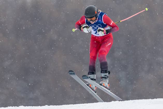 OLYMPICS - Winter Olympic Games, Olympische Spiele, Olympia, OS Milano Cortina 2026 LIVIGNO,ITALY,20.FEB.26 - OLYMPICS, SKI CROSS - Winter Olympic Games Milano Cortina 2026, Skicross, women, qualification. Image shows Christina Foedermayr (AUT).  GEPAxpictures xHaraldxSteiner