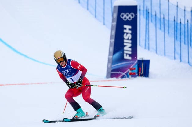 Livigno, Italien 20. Februar 2026: Ski Freestyle Ski Cross Frauen - Olympia 2026 Im Bild: Katrin Ofner (AUT) Snow Park *** Livigno, Italy February 20, 2026 Ski Freestyle Ski Cross Women Olympia 2026 In the picture Katrin Ofner AUT Snow Park Copyright: xFotostandx xHettichx