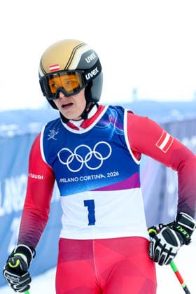 Livigno, Italien 20. Februar 2026: Ski Freestyle Ski Cross Frauen - Olympia 2026 Im Bild: Katrin Ofner (AUT) Snow Park *** Livigno, Italy February 20, 2026 Ski Freestyle Ski Cross Women Olympia 2026 In the picture Katrin Ofner AUT Snow Park Copyright: xFotostandx xHettichx