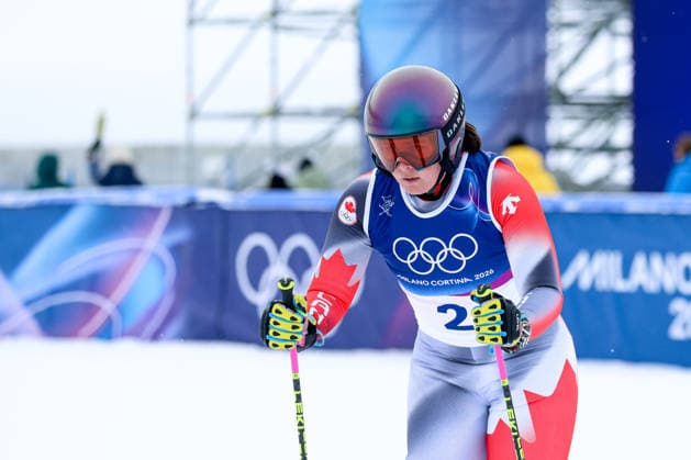 Livigno, Italien 20. Februar 2026: Ski Freestyle Ski Cross Frauen - Olympia 2026 Im Bild: Marielle Thompson (CAN) Snow Park *** Livigno, Italy February 20, 2026 Ski Freestyle Ski Cross Women Olympia 2026 In the picture Marielle Thompson CAN Snow Park Copyright: xFotostandx xHettichx