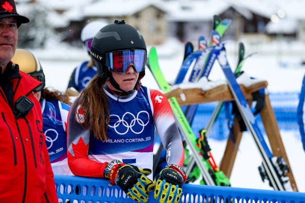 Livigno, Italien 20. Februar 2026: Ski Freestyle Ski Cross Frauen - Olympia 2026 Im Bild: Brittany Phelan (CAN) Snow Park *** Livigno, Italy February 20, 2026 Ski Freestyle Ski Cross Women Olympia 2026 In the picture Brittany Phelan CAN Snow Park Copyright: xFotostandx xHettichx