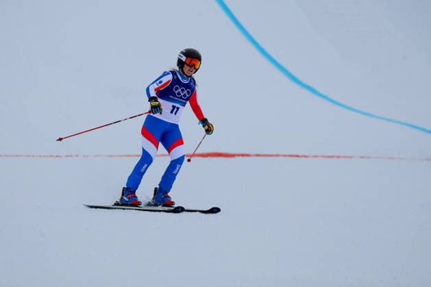 Livigno, Italien 20. Februar 2026: Ski Freestyle Ski Cross Frauen - Olympia 2026 Im Bild: Mylene Ballet Baz (FRA) Snow Park *** Livigno, Italy February 20, 2026 Ski Freestyle Ski Cross Women Olympia 2026 In the picture Mylene Ballet Baz FRA Snow Park Copyright: xFotostandx xHettichx