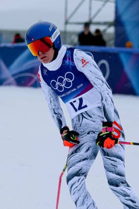 Livigno, Italien 20. Februar 2026: Ski Freestyle Ski Cross Frauen - Olympia 2026 Im Bild: Fanny Smith (SUI) Snow Park *** Livigno, Italy February 20, 2026 Ski Freestyle Ski Cross Women Olympia 2026 In the picture Fanny Smith SUI Snow Park Copyright: xFotostandx xHettichx