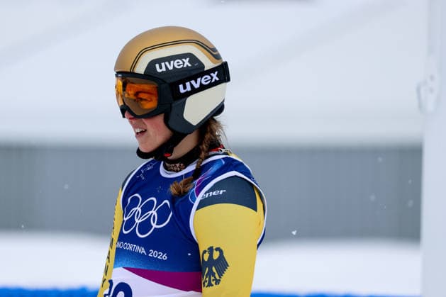 Livigno, Italien 20. Februar 2026: Ski Freestyle Ski Cross Frauen - Olympia 2026 Im Bild: Daniela Maier (GER) Snow Park *** Livigno, Italy February 20, 2026 Ski Freestyle Ski Cross Women Olympia 2026 In the picture Daniela Maier GER Snow Park Copyright: xFotostandx xHettichx