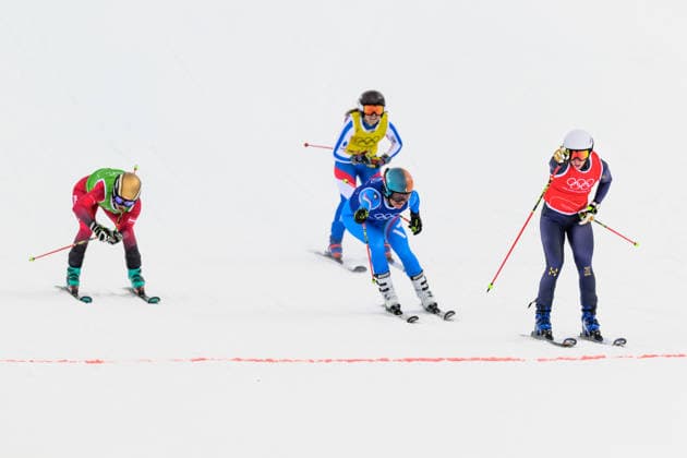 260220 Katrin Ofner of Austria, Mylene Ballet Baz of France, Jole Galli of Italy and Sandra Näslund of Sweden competes in women s freestyle skiing ski cross quarterfinal during day 14 of the 2026 Winter Olympics on February 20, 2026 in Livigno. Photo: Vegard Grott BILDBYRAN kod VG VG0888 bbeng Olympic Games, Olympische Spiele, Olympia, OS olympics winter olympics os ol olympiska spel vinter-os olympiske leker milano cortina 2026 milan cortina 2026 milano cortina 2026 olympic games milano cortina 2026 winter olympic games milano cortina-os milano cortina-ol vinter-ol ski cross freestyle skiing skicross dam kvartsfinal quarterfinal sweden sverige *** 260220 Katrin Ofner of Austria, Mylene Ballet Baz of France, Jole Galli of Italy and Sandra Näslund of Sweden competes in women s freestyle skiing ski cross quarterfinal during day 14 of the 2026 Winter Olympics on February 20, 2026 in Livigno Photo Vegard Grott BILDBYRAN code VG VG0888 bbeng olympic games olympics winter olympics os ol olympiska spel vinter os olympiske leker milano cortina 2026 milan cortina 2026 milano cortina 2026 olympic games milano cortina 2026 winter olympic games milano cortina os milano cortina ol vinter ol ski cross freestyle skiing skicross dam kvartsfinal quarterfinal sweden sverige  Copyright: VEGARDxGRoTT BB260220VG045