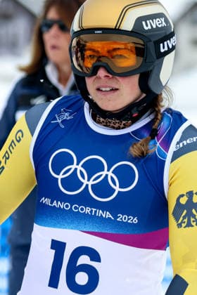 Livigno, Italien 20. Februar 2026: Ski Freestyle Ski Cross Frauen - Olympia 2026 Im Bild: Daniela Maier (GER) Snow Park *** Livigno, Italy February 20, 2026 Ski Freestyle Ski Cross Women Olympia 2026 In the picture Daniela Maier GER Snow Park Copyright: xFotostandx xHettichx