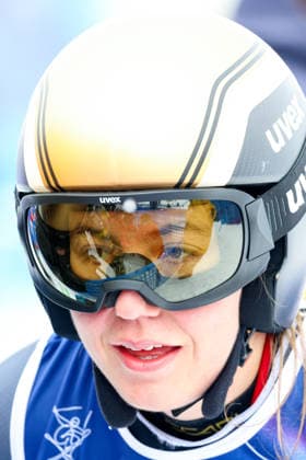 Livigno, Italien 20. Februar 2026: Ski Freestyle Ski Cross Frauen - Olympia 2026 Im Bild: Luisa Klapprott (GER) Snow Park *** Livigno, Italy February 20, 2026 Ski Freestyle Ski Cross Women Olympia 2026 In the picture Luisa Klapprott GER Snow Park Copyright: xFotostandx xHettichx