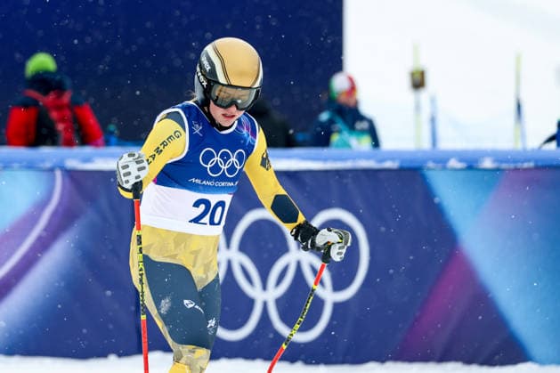 Livigno, Italien 20. Februar 2026: Ski Freestyle Ski Cross Frauen - Olympia 2026 Im Bild: Leonie Bachl-Staudinger (GER) Snow Park *** Livigno, Italy February 20, 2026 Ski Freestyle Ski Cross Women Olympia 2026 In the picture Leonie Bachl Staudinger GER Snow Park Copyright: xFotostandx xHettichx