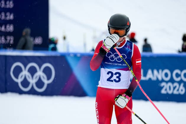Livigno, Italien 20. Februar 2026: Ski Freestyle Ski Cross Frauen - Olympia 2026 Im Bild: Christina Foedermayr (AUT) Snow Park *** Livigno, Italy February 20, 2026 Ski Freestyle Ski Cross Women Olympia 2026 In the picture Christina Foedermayr AUT Snow Park Copyright: xFotostandx xHettichx