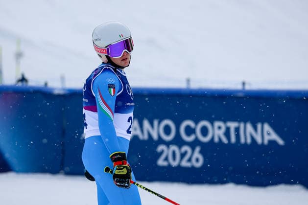 Livigno, Italien 20. Februar 2026: Ski Freestyle Ski Cross Frauen - Olympia 2026 Im Bild: Andrea Chesi (ITA) Snow Park *** Livigno, Italy February 20, 2026 Ski Freestyle Ski Cross Women Olympia 2026 In the picture Andrea Chesi ITA Snow Park Copyright: xFotostandx xHettichx