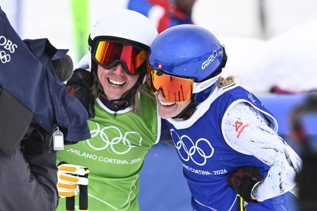LIVIGNO, ITALY 20260220 Sweden s Linnea Mobärg during this morning s ski cross qualification at the Snow Park in Livigno, Italy, Winter Olympics. *** The image is included in the SPORTS PACKAGE. For others PAYMENT IMAGE *** LIVIGNO ITALY x10080x *** LIVIGNO, ITALY 20260220 Sweden s Linnea Mobärg during this morning s ski cross qualification at the Snow Park in Livigno, Italy, Winter Olympics The image is included in the SPORTS PACKAGE For others PAYMENT IMAGE LIVIGNO ITALY x10080x  Copyright: xFredrikxSandberg TTx 2026 OLYMPICS SKI CROSS QUALIFICATIONS