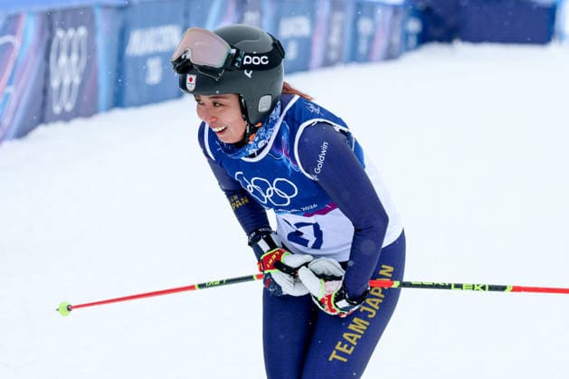 Livigno, Italien 20. Februar 2026: Ski Freestyle Ski Cross Frauen - Olympia 2026 Im Bild: Makiko Arai (JPN) Snow Park *** Livigno, Italy February 20, 2026 Ski Freestyle Ski Cross Women Olympia 2026 In the picture Makiko Arai JPN Snow Park Copyright: xFotostandx xHettichx